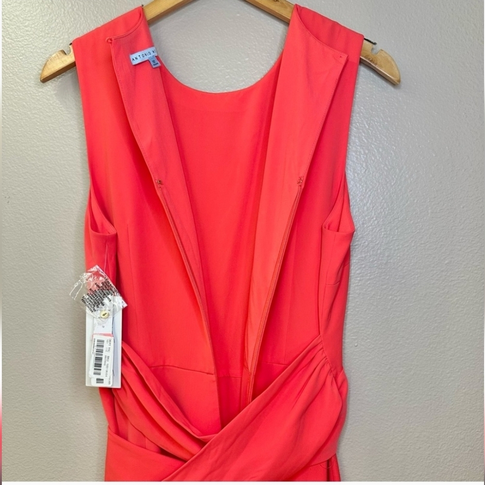 NWT Antonio Melani Coral Wide Leg Jumpsuit - Picture 7 of 9